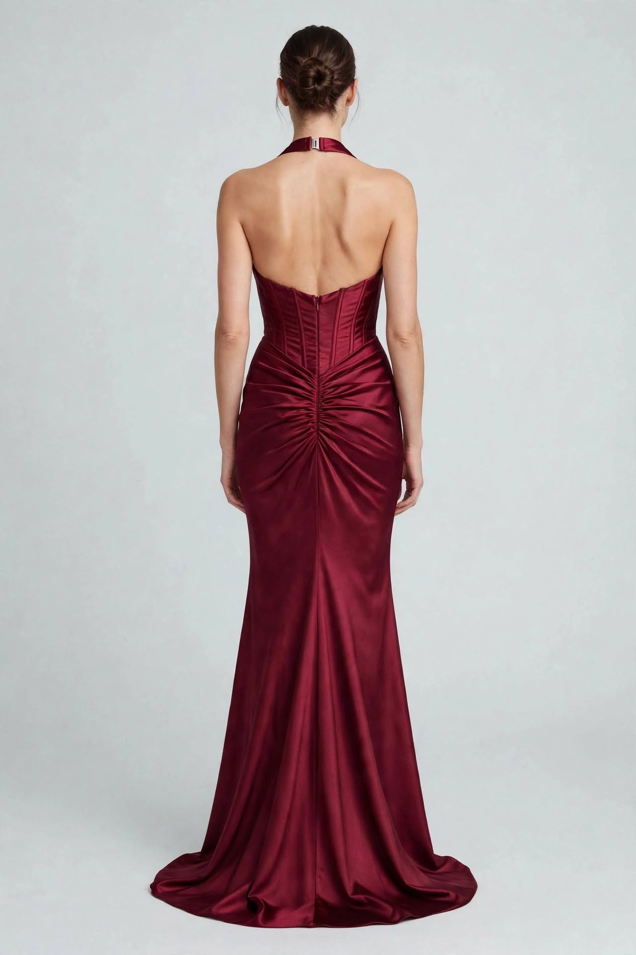 VESTIDO SATINADO HALTER