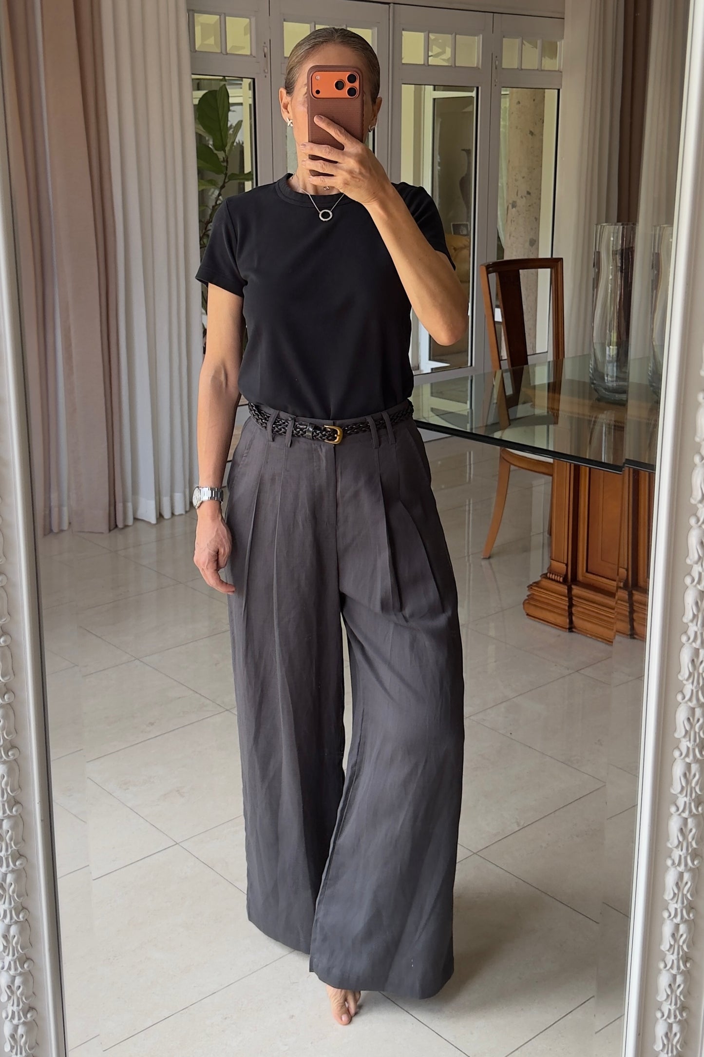 PANTALÓN CINTÓ TRENZADO