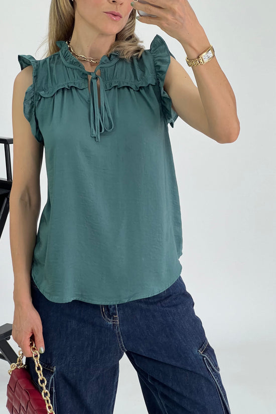 BLUSA ANUDADO CUELLO