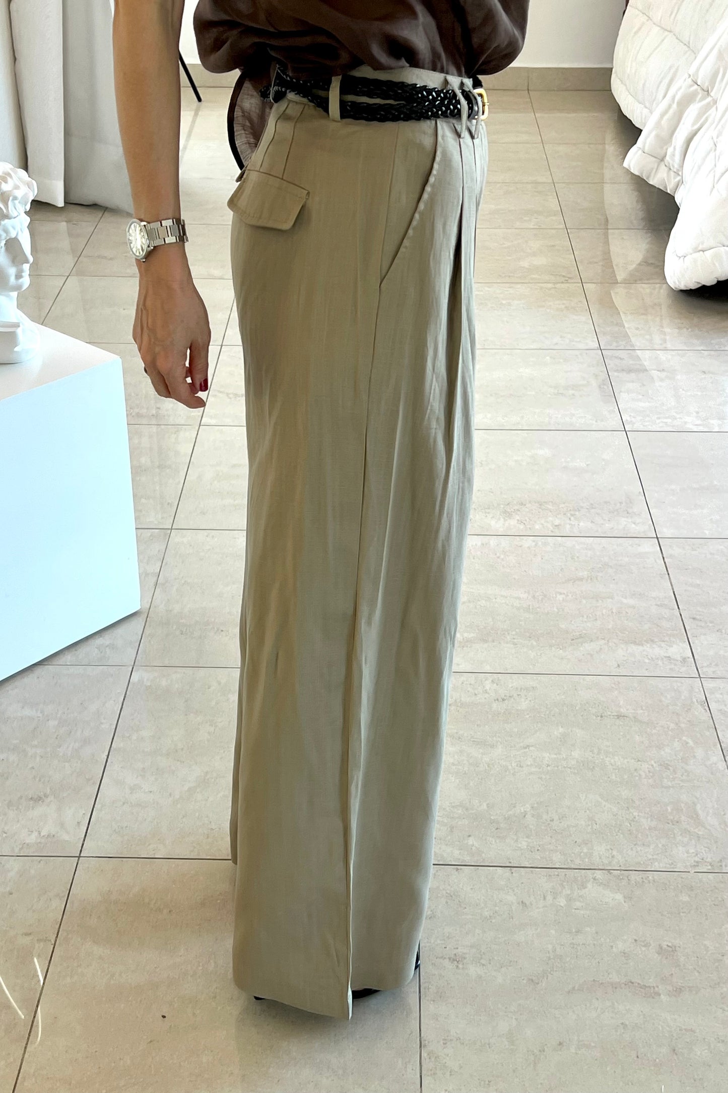 PANTALON CINTO TRENZADO