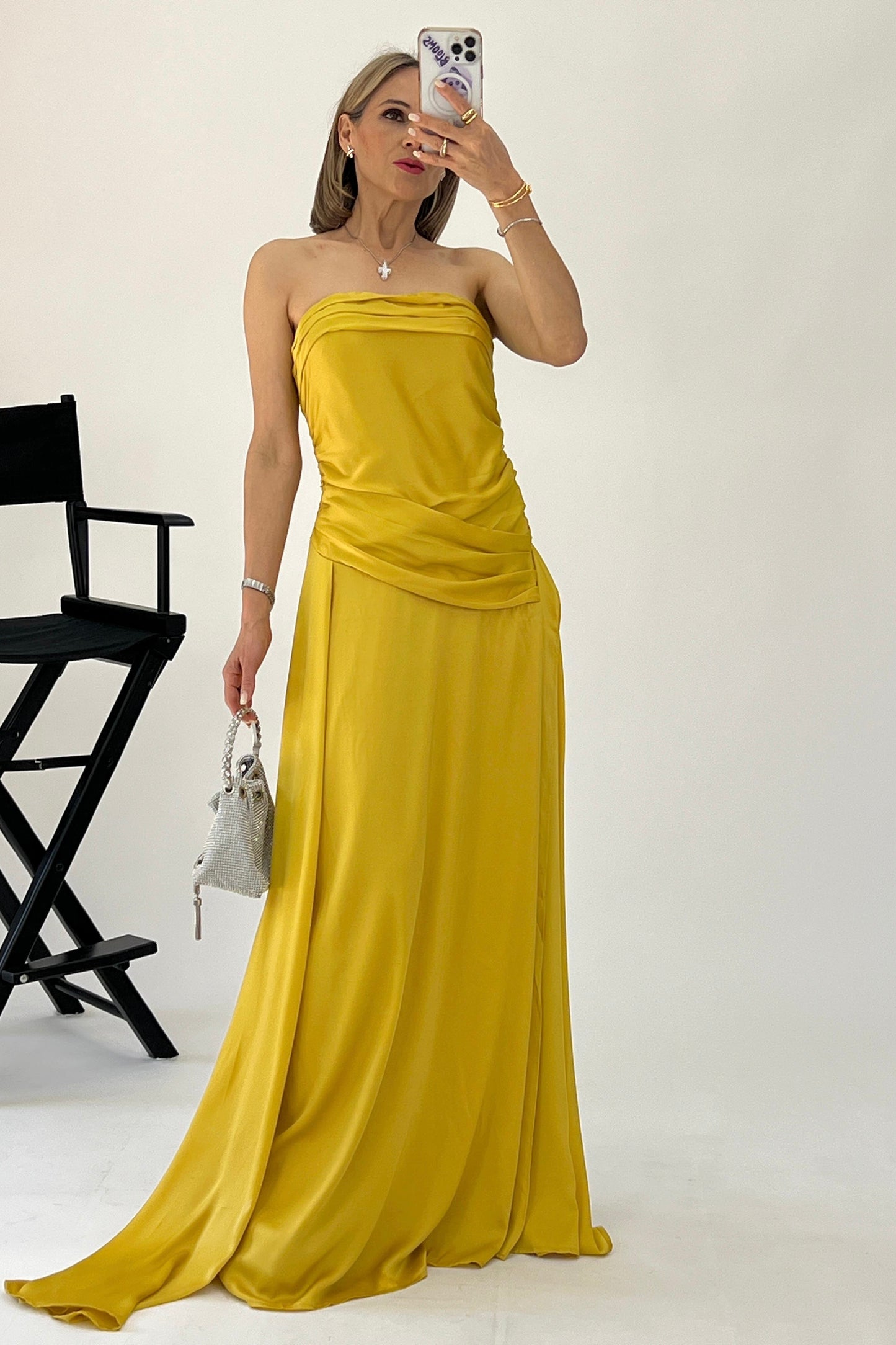 VESTIDO TIRAS EN CADERA