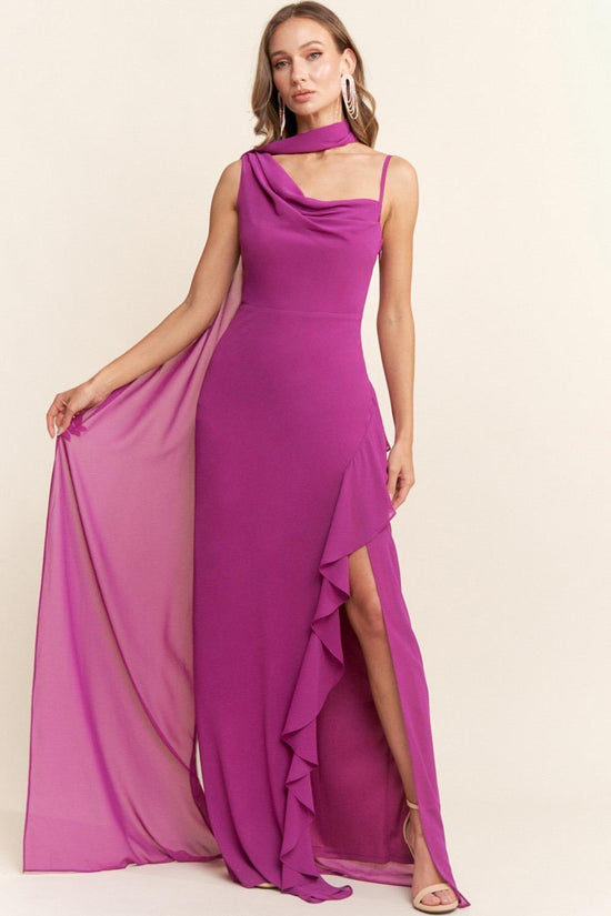 VESTIDO DETALLE HOMBRO