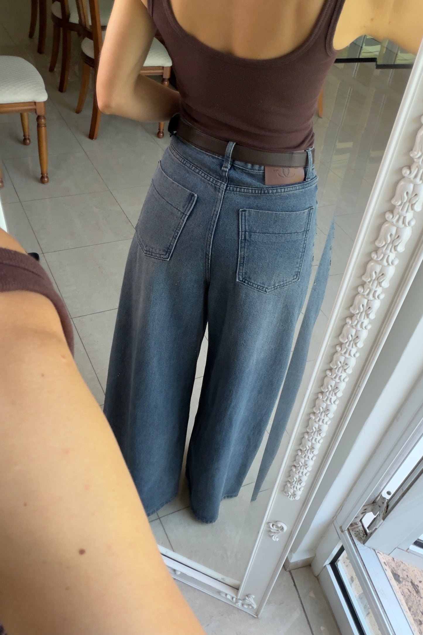 JEANS TEXTURA & CINTO