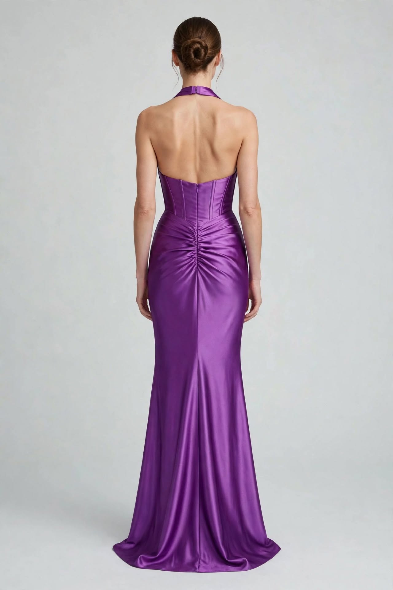 VESTIDO SATINADO HALTER