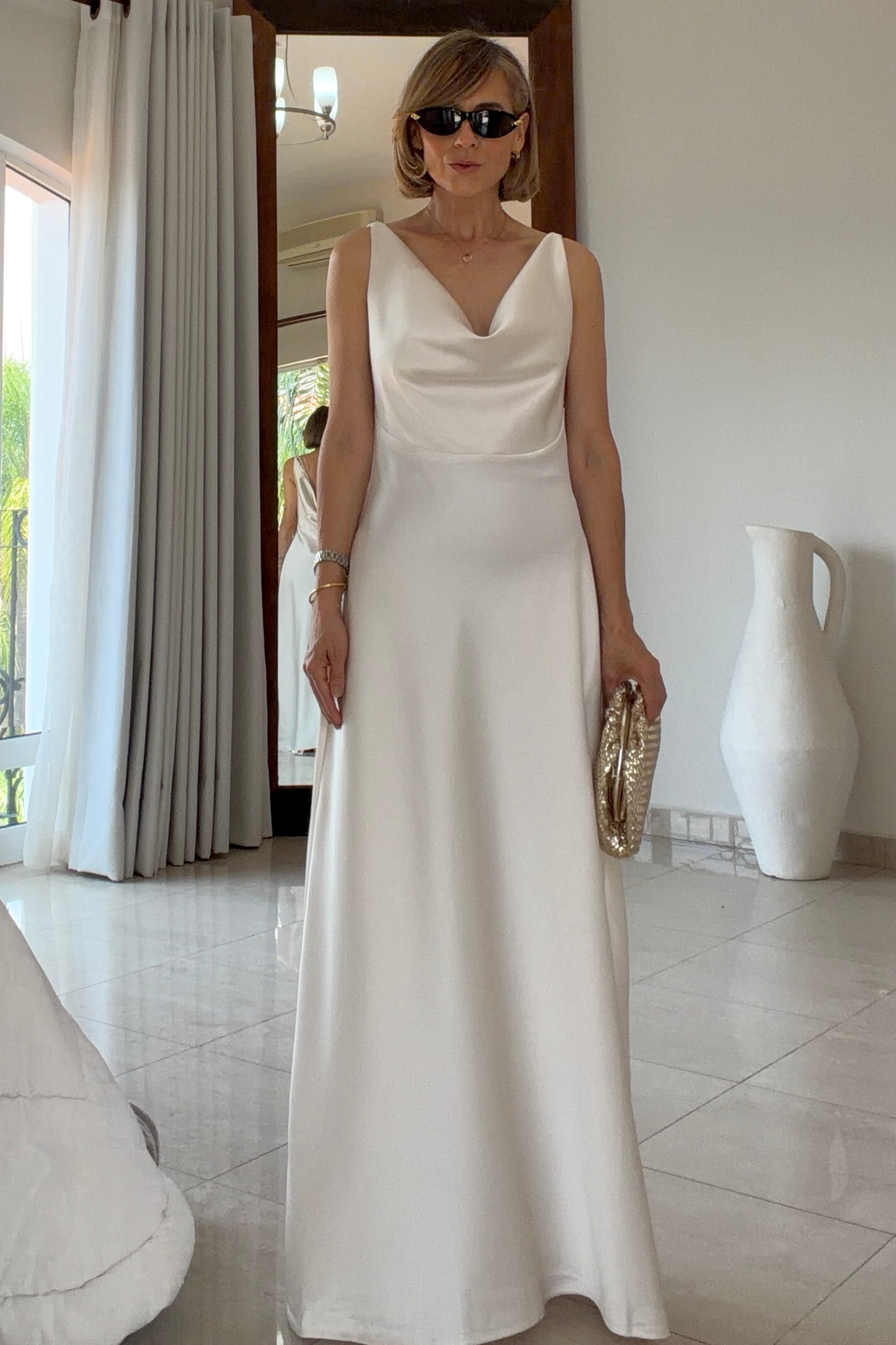 VESTIDO DRAPEADO
