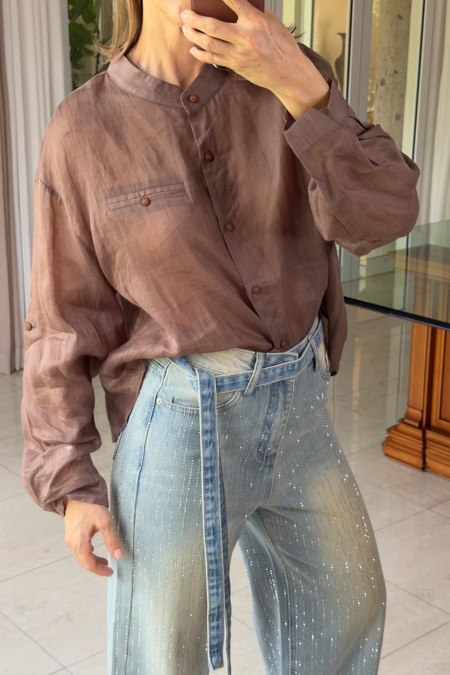 BLUSA TRASLUCIDA