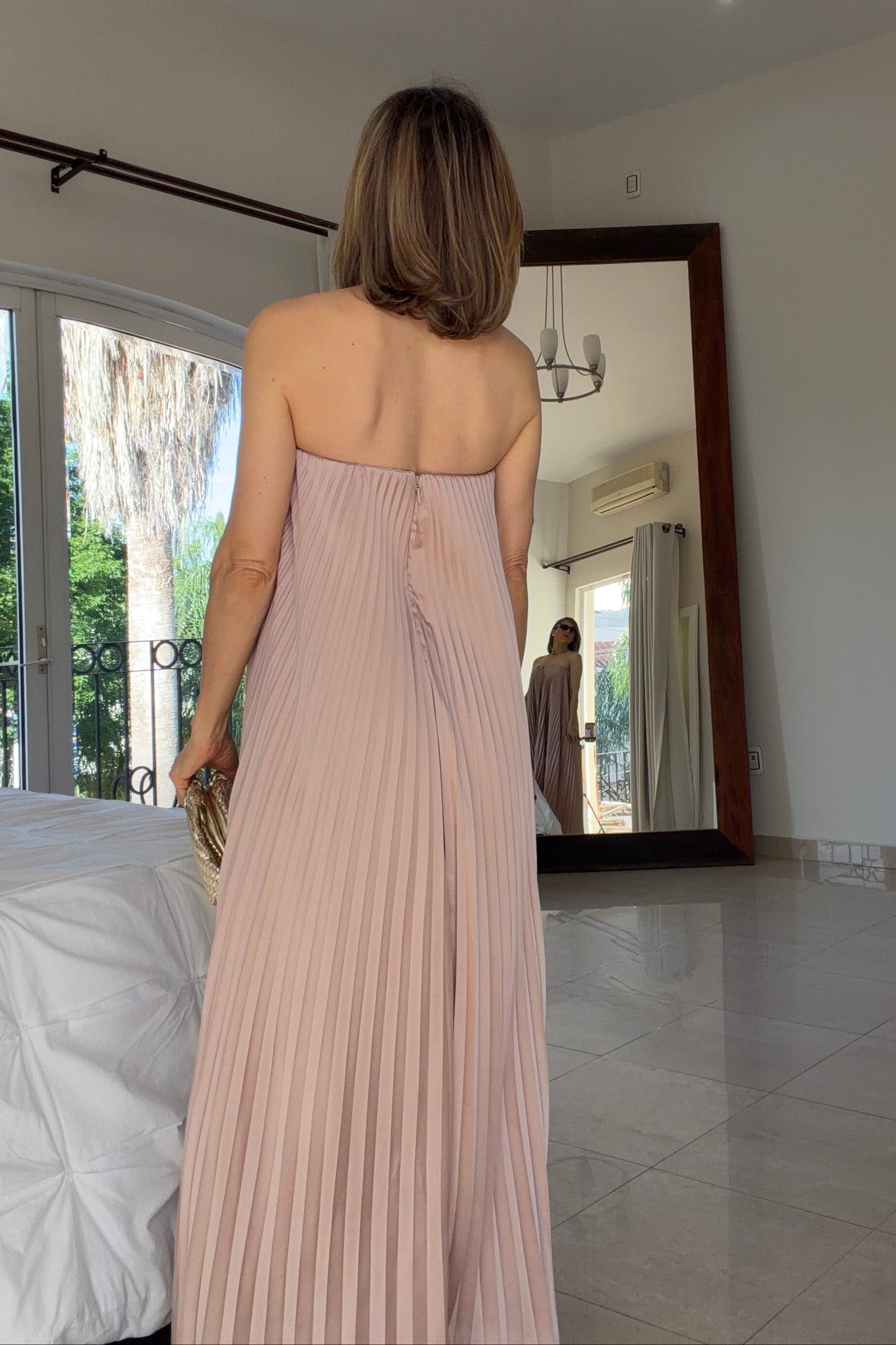 VESTIDO PLISADO