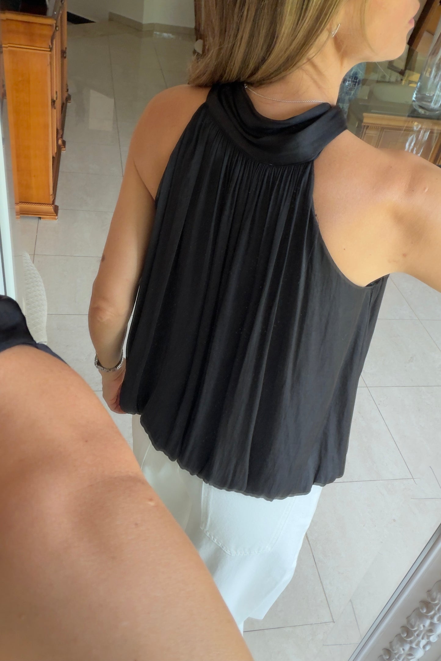 BLUSA SATINADA