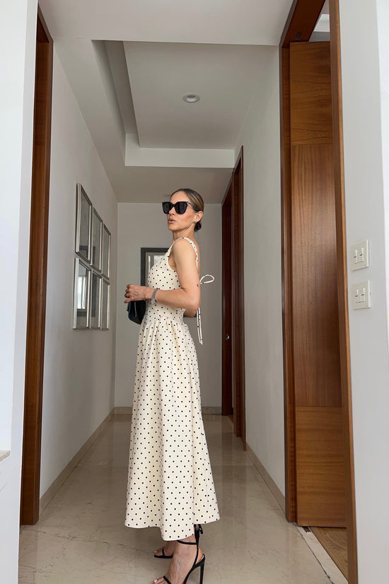 VESTIDO PUNTOS & CORSET