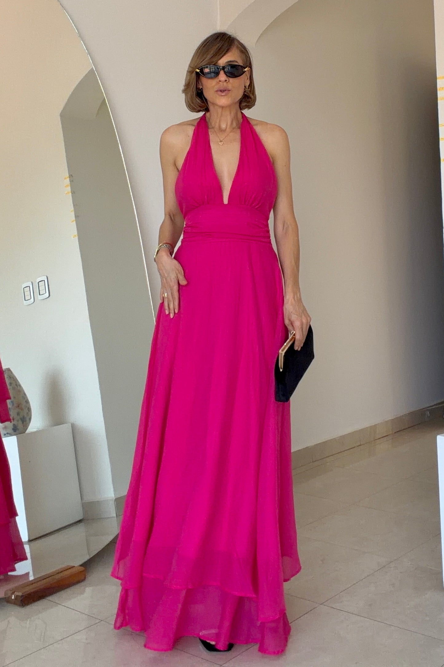 VESTIDO ANUDADO CUELLO