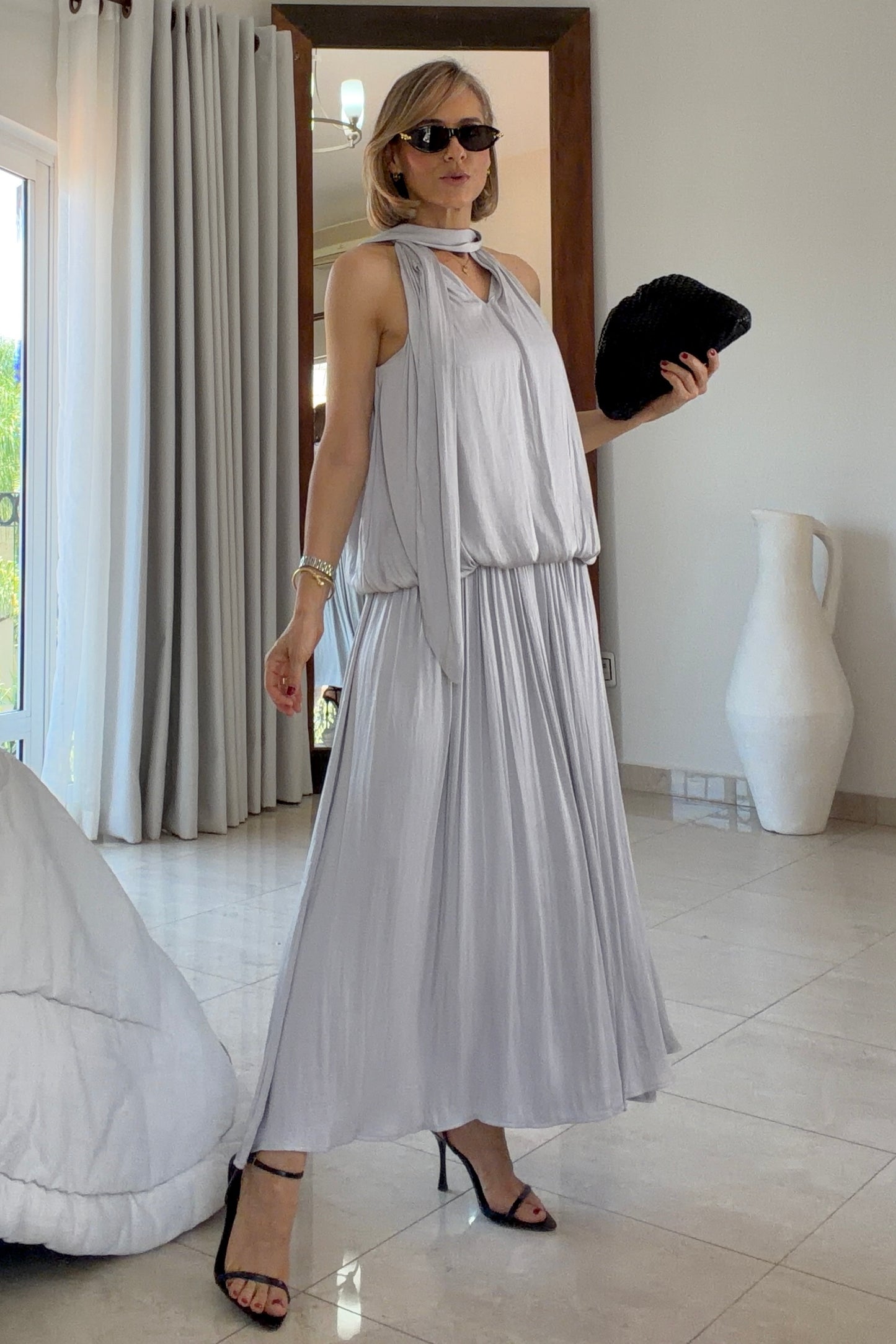 BLUSA SATINADA