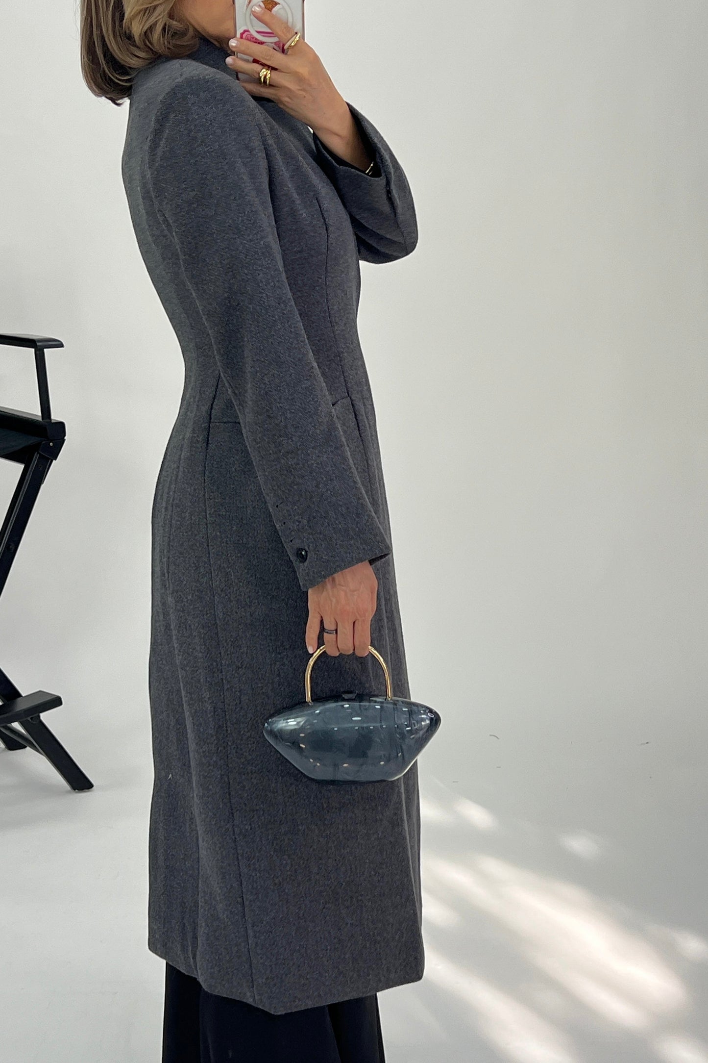 FITTED MAXI COAT
