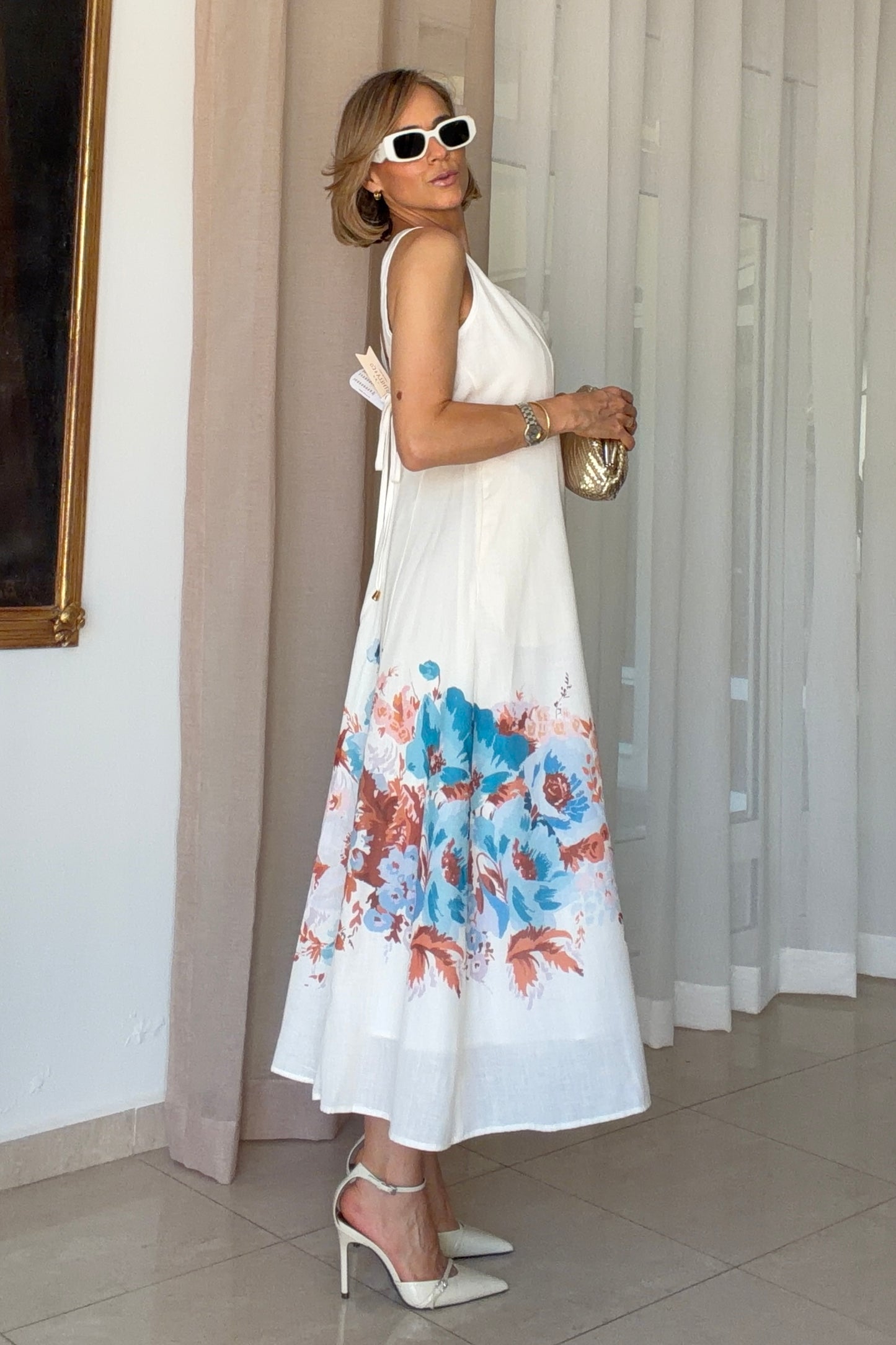 VESTIDO FLORES ESTAMPADO