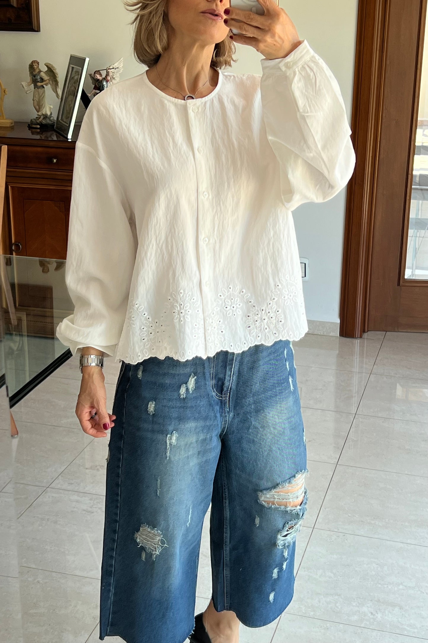 BLUSA DISEÑO BORDADO