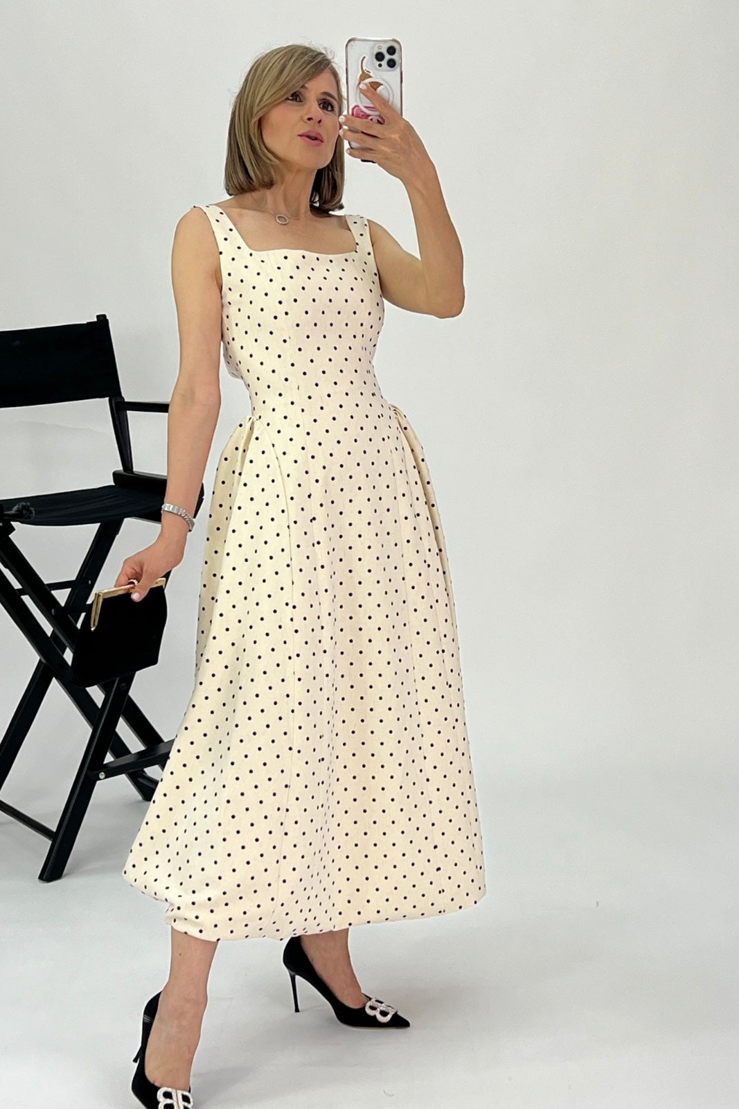 VESTIDO PUNTOS & CORSET