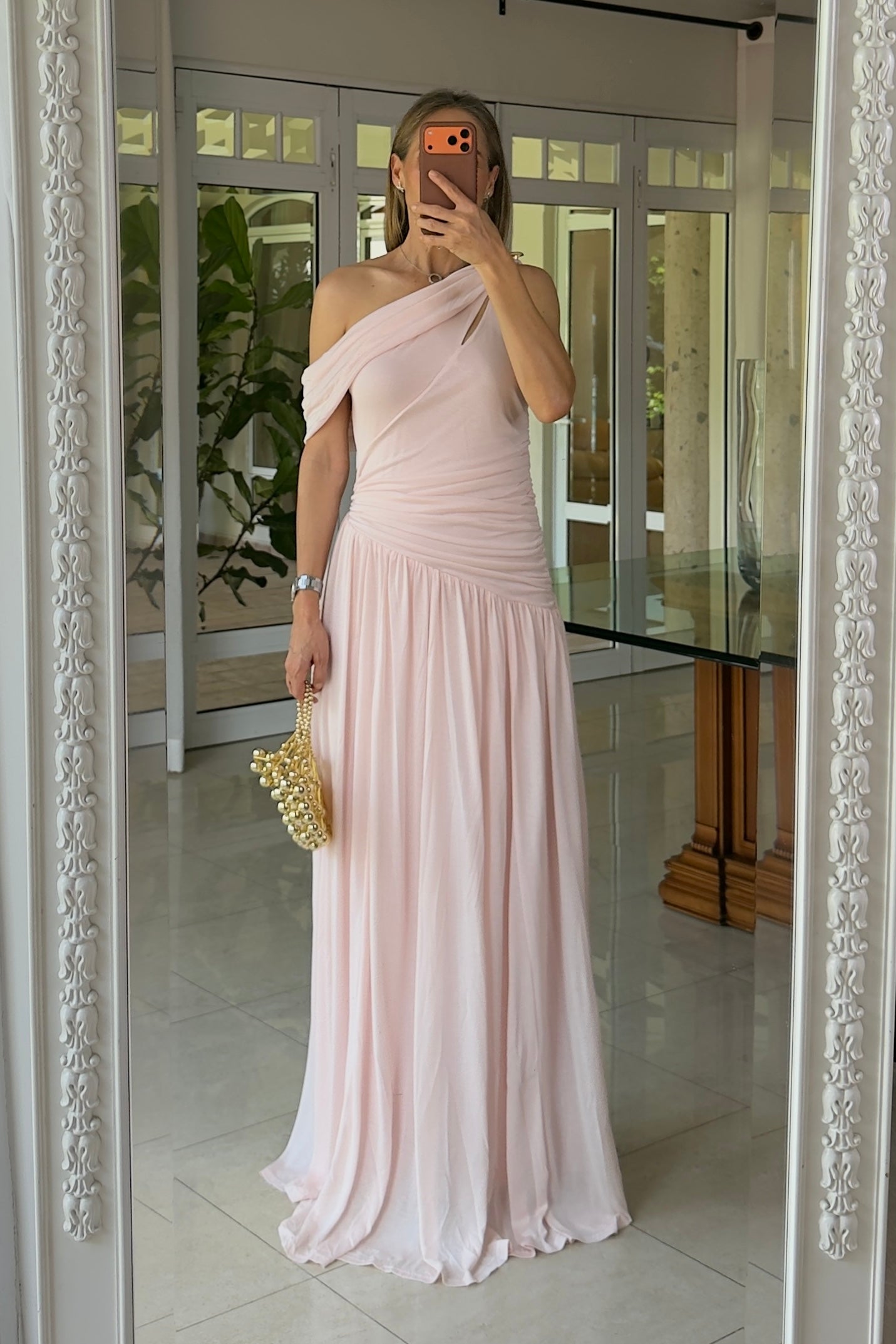 VESTIDO HOMBRO ASIMETRICO