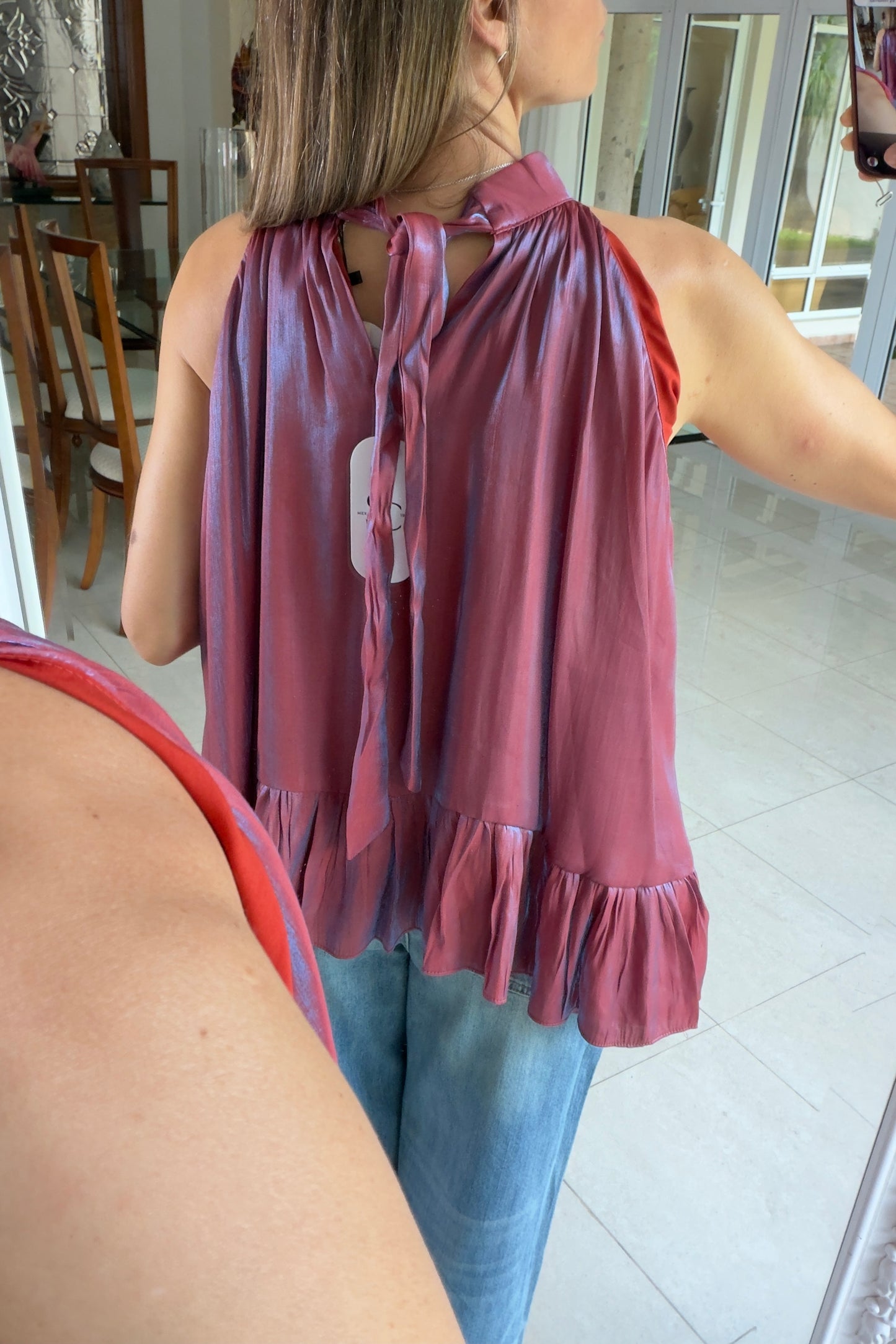 BLUSA BAJO IRREGULAR