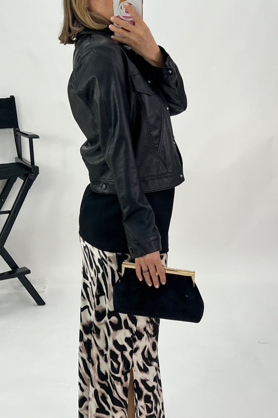 JACKET WITH SLANTED POCKETS