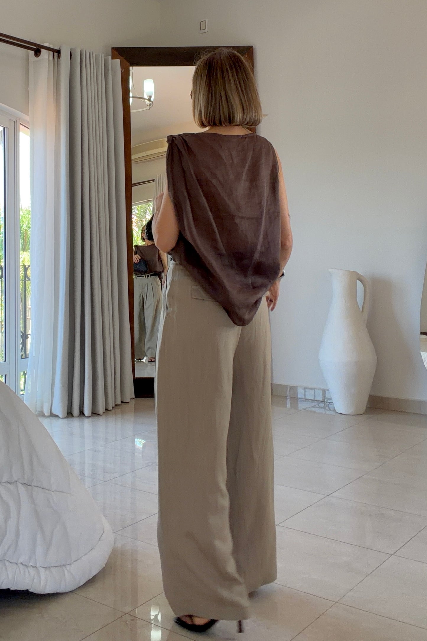 PANTALON CINTO TRENZADO