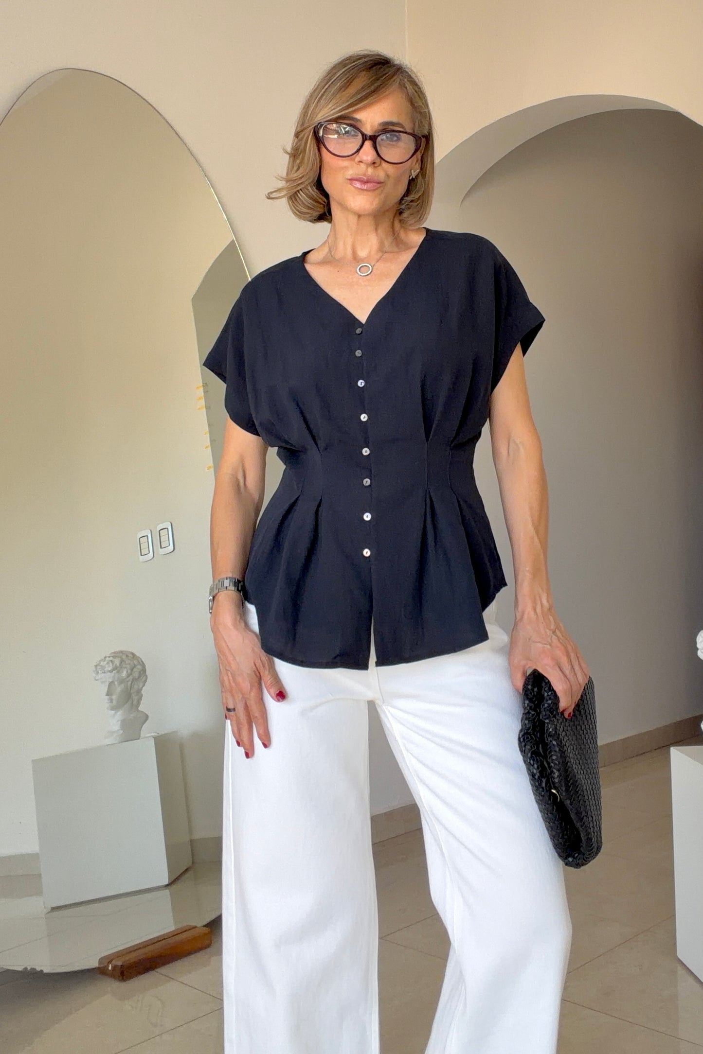 BLUSA ESCOTE V