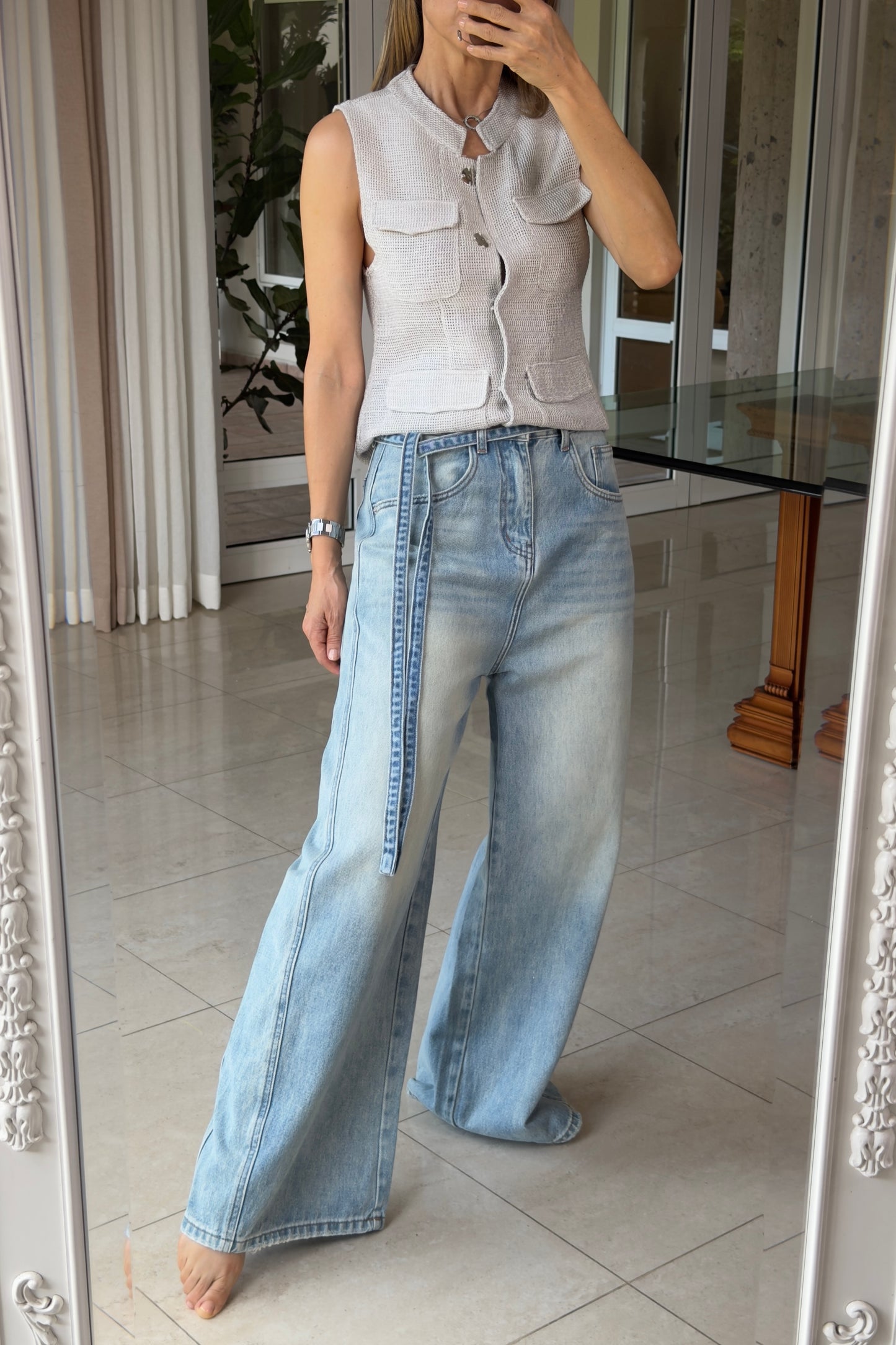 JEANS DETALLE CORDON