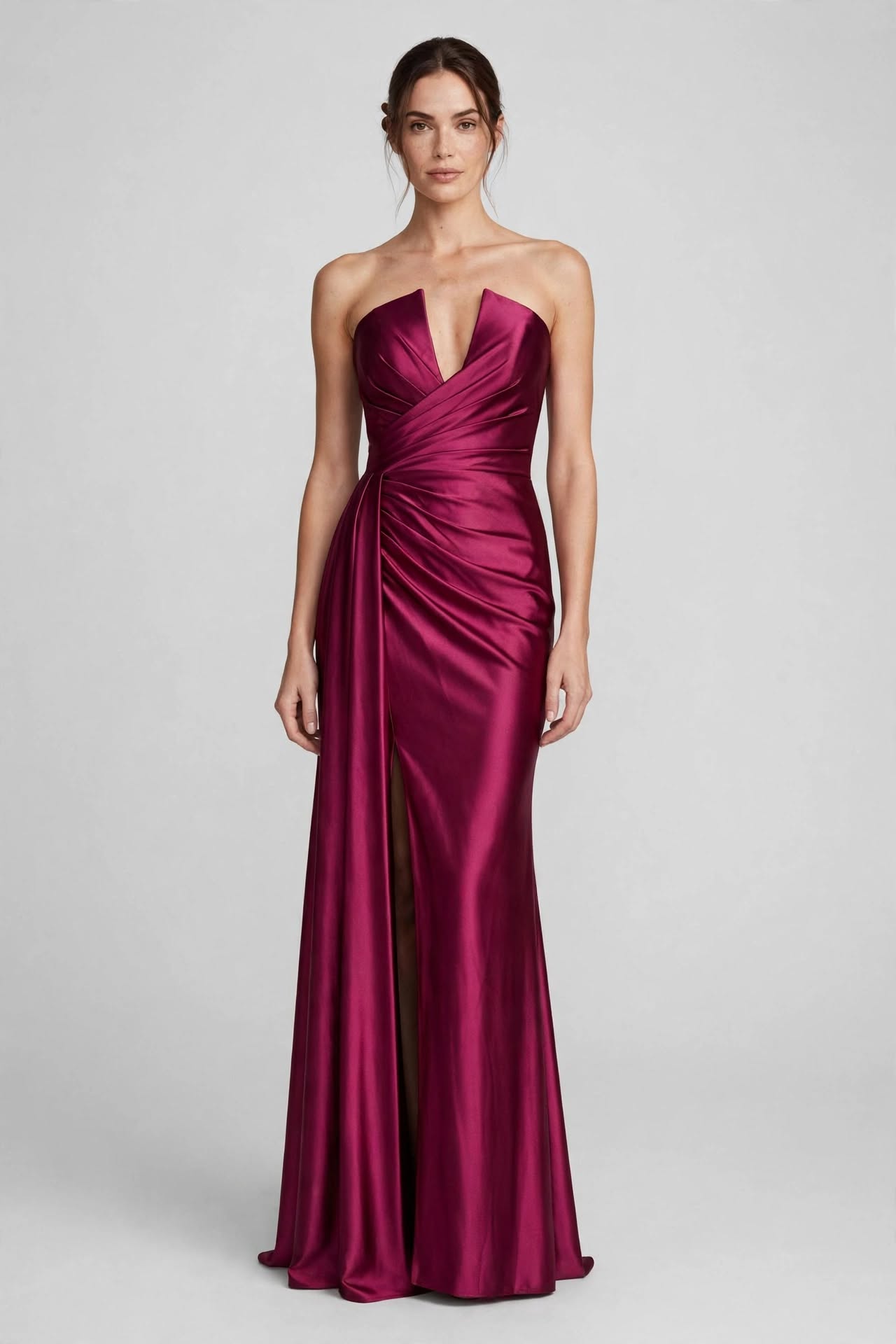 VESTIDO DETALLES PLISADOS