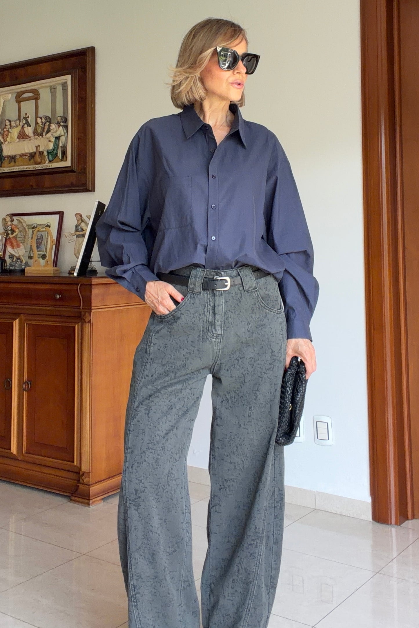 CAMISA UNICOLOR BOLSA