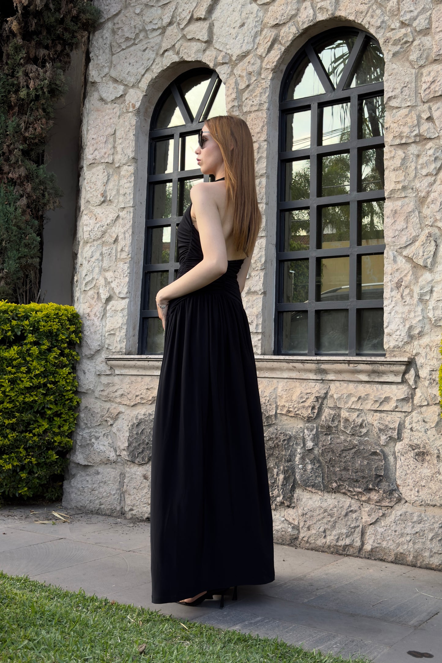 VESTIDO DETALLE DRAPEADO