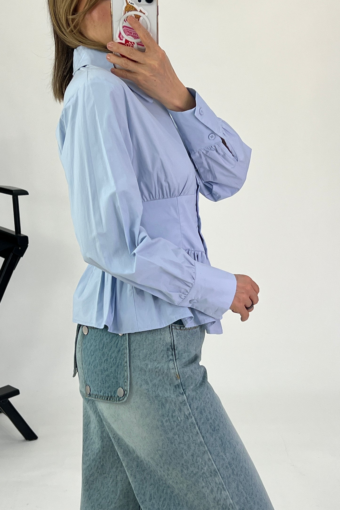 BLUSA CINTURA AJUSTADA