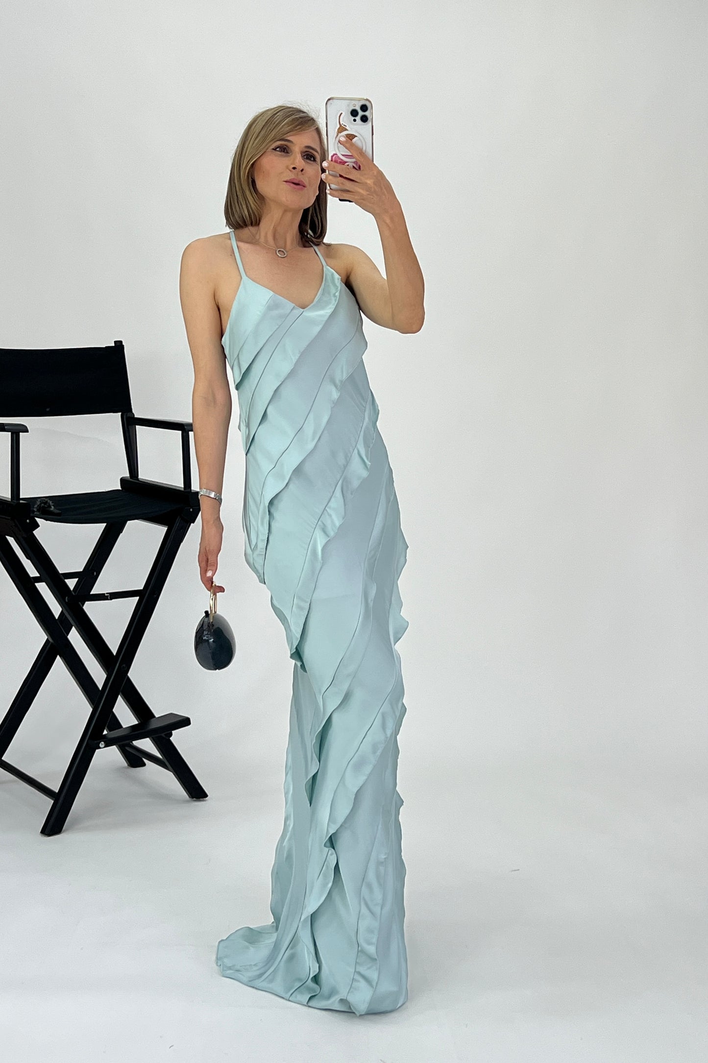 VESTIDO OLANES ASIMETRICOS