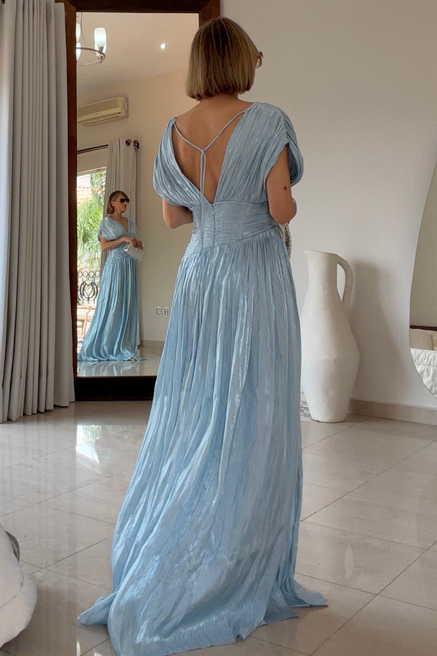 VESTIDO CORTE CINTURA