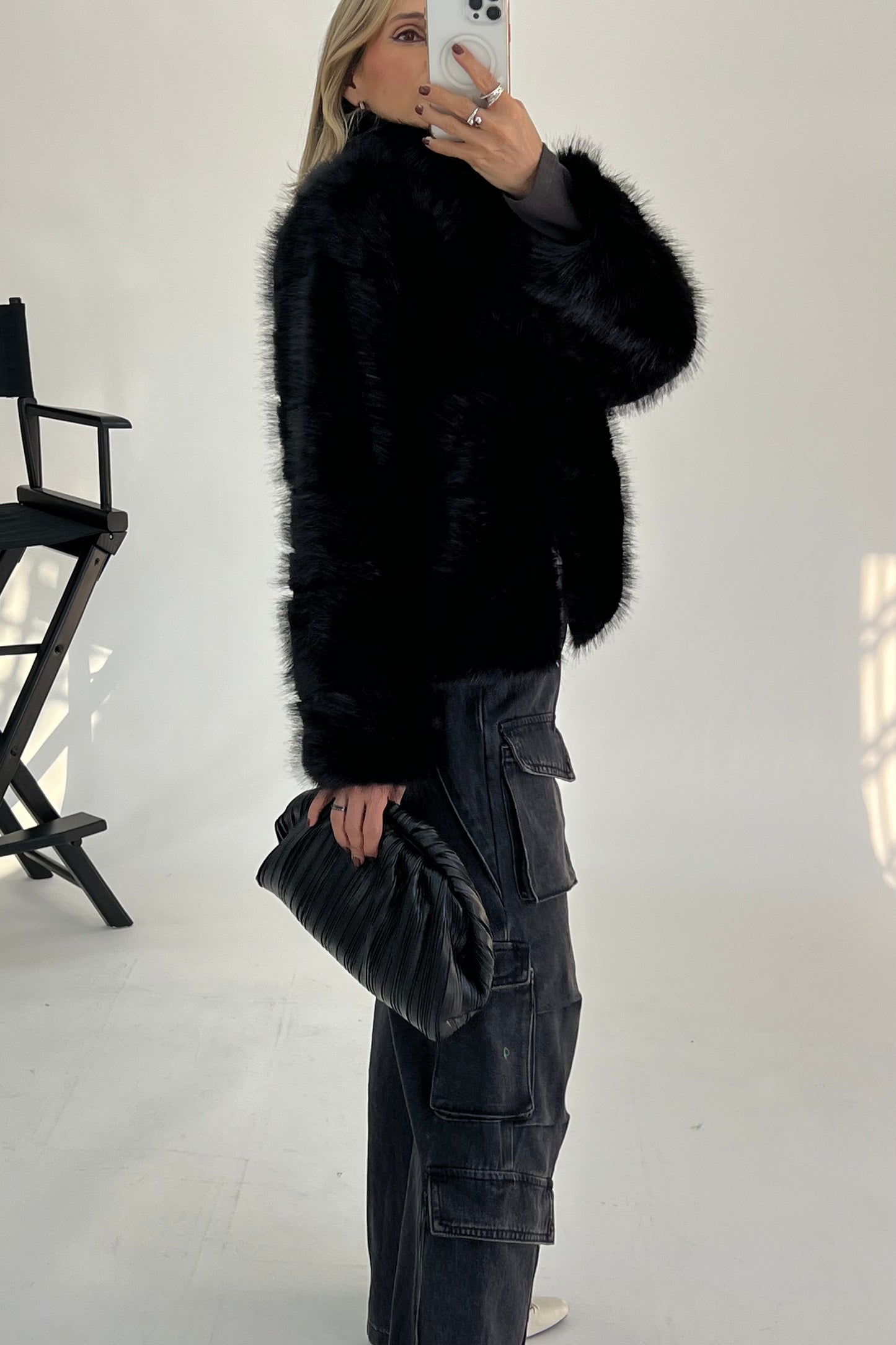 FAUX FUR COAT