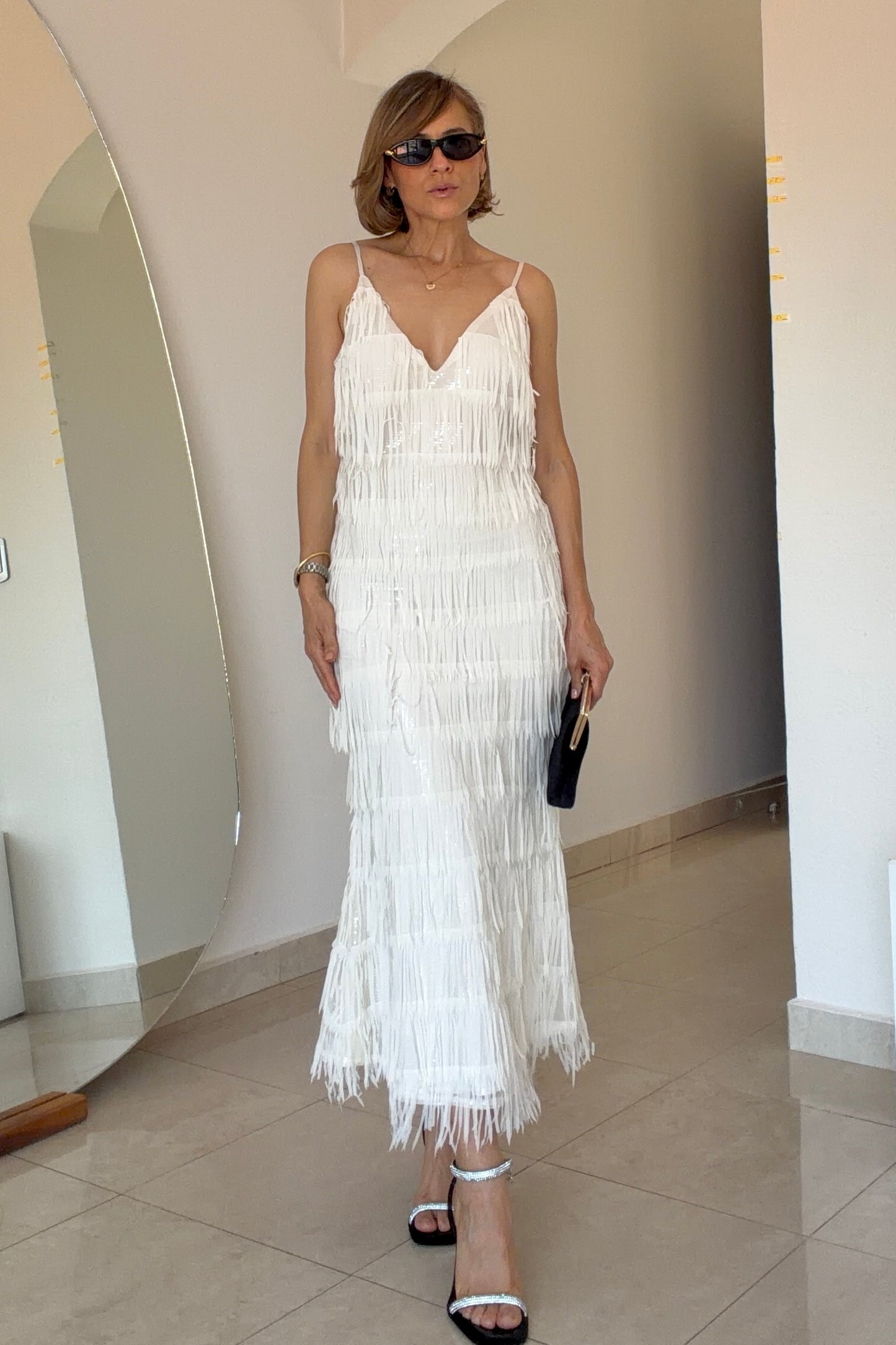 VESTIDO FLECOS