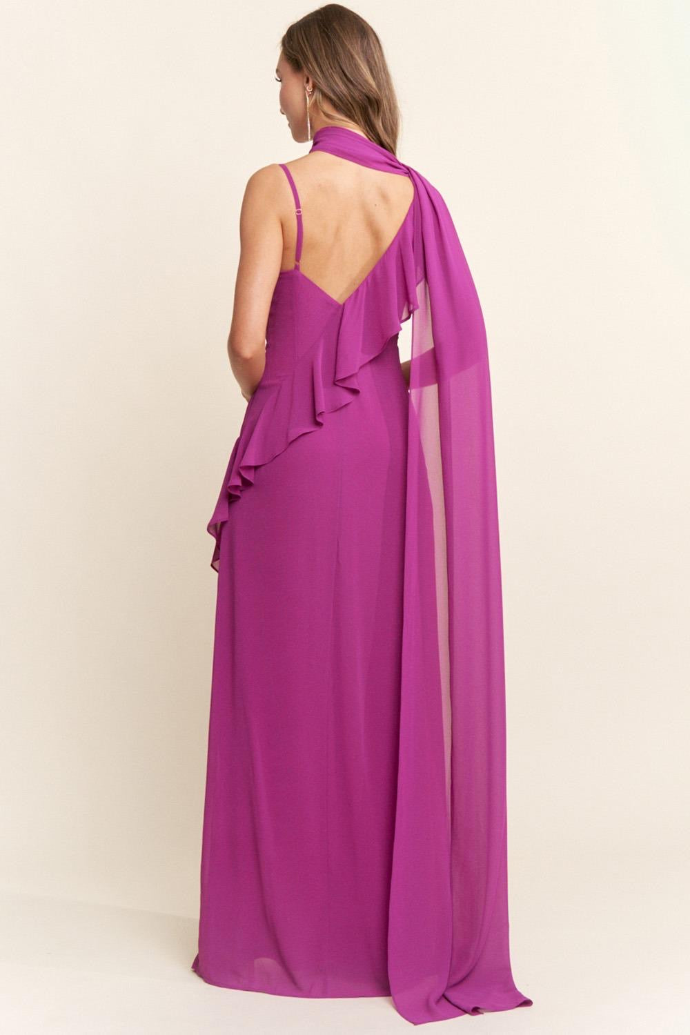 VESTIDO DETALLE HOMBRO