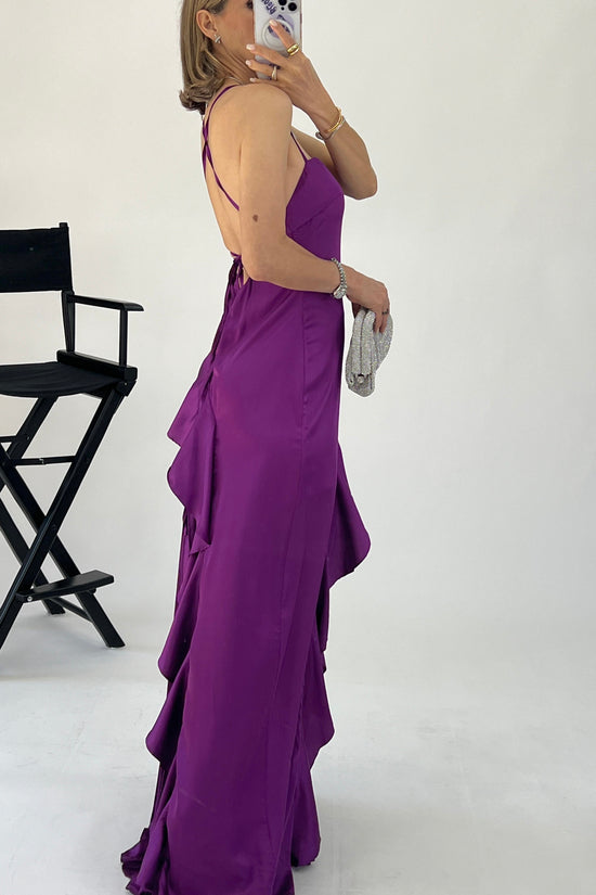 VESTIDO ASIMETRICO PLISADO