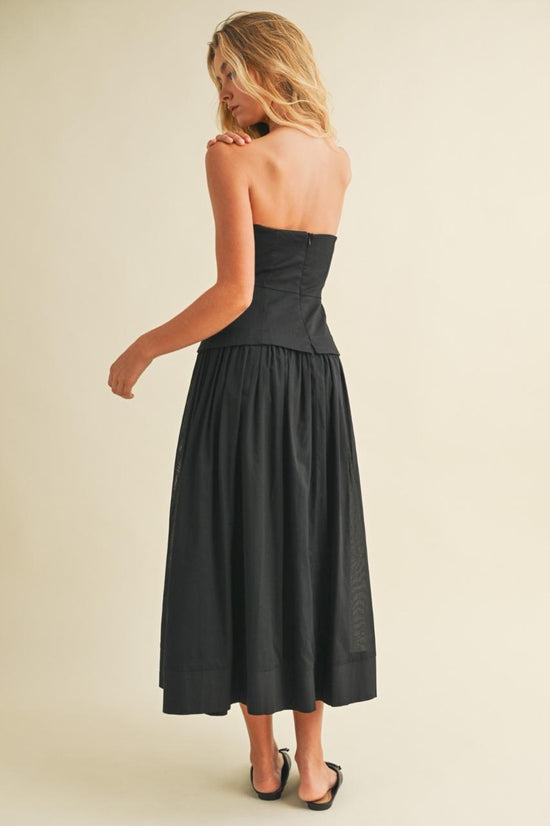 VESTIDO STRAPLESS