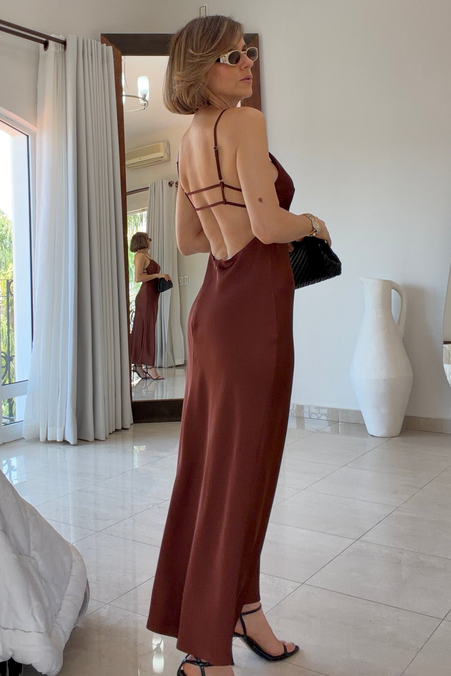 VESTIDO SATINADO