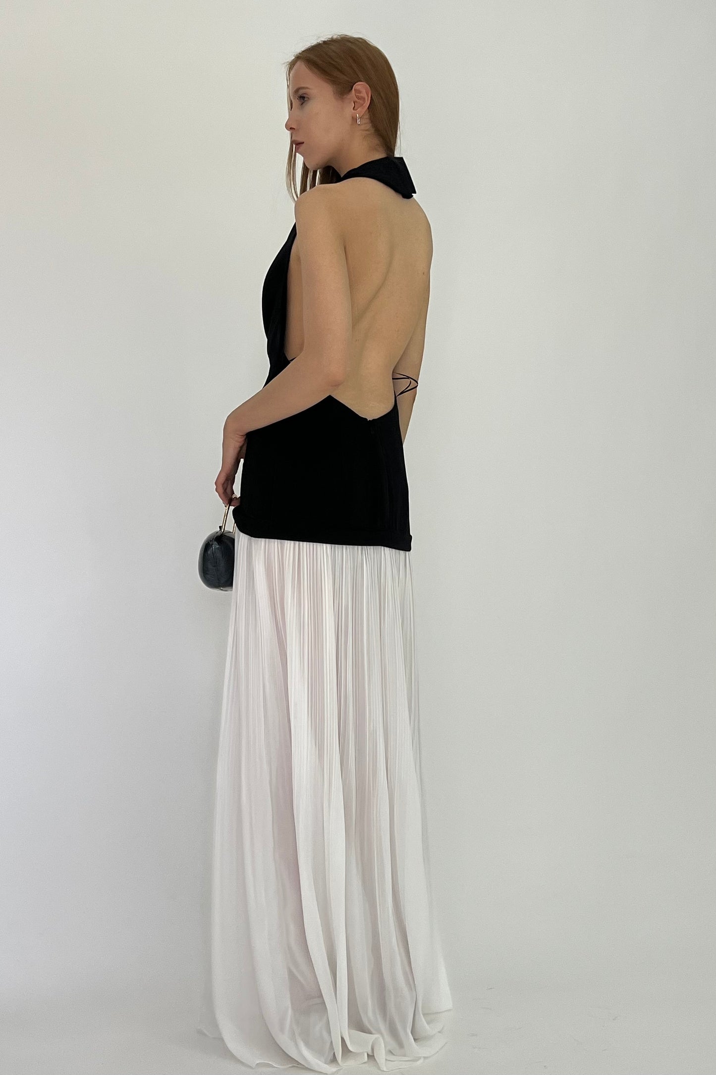VESTIDO BAJO PLISADO