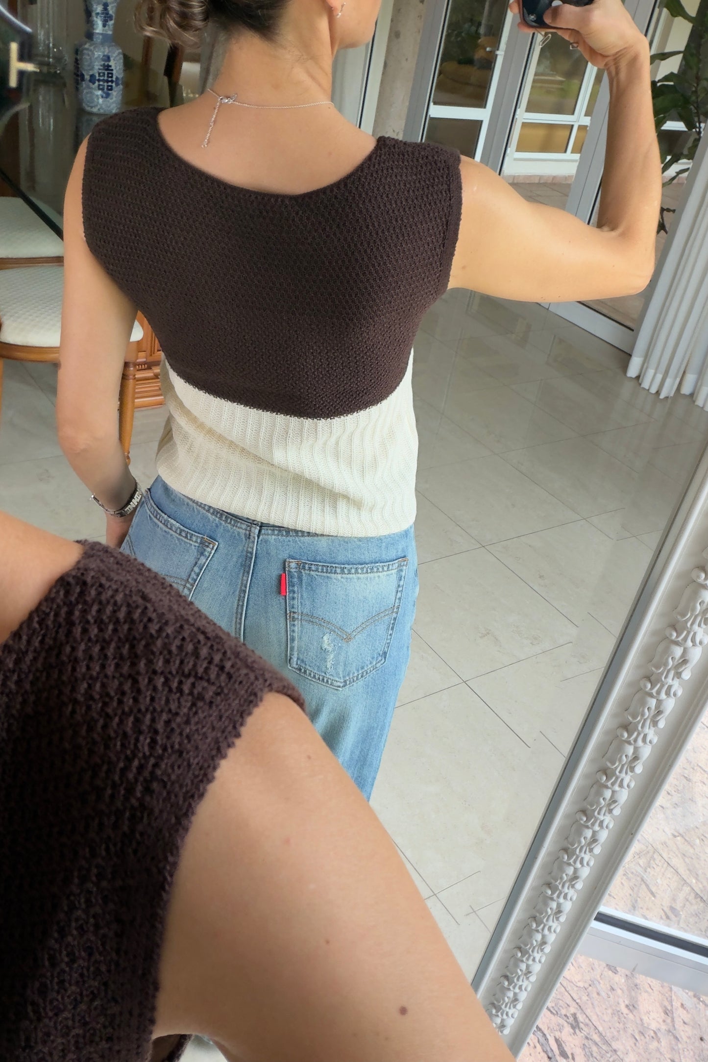 BLUSA BICOLOR