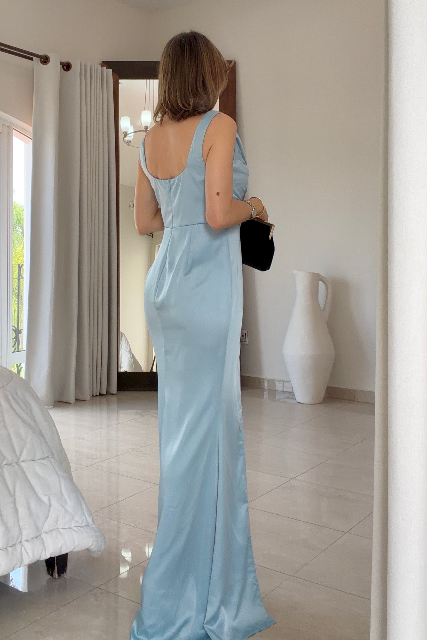 VESTIDO DRAPEADO BUSTO