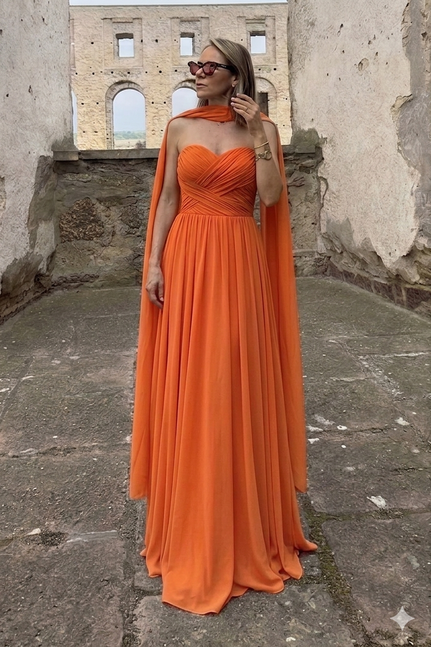VESTIDO STRAPLESS