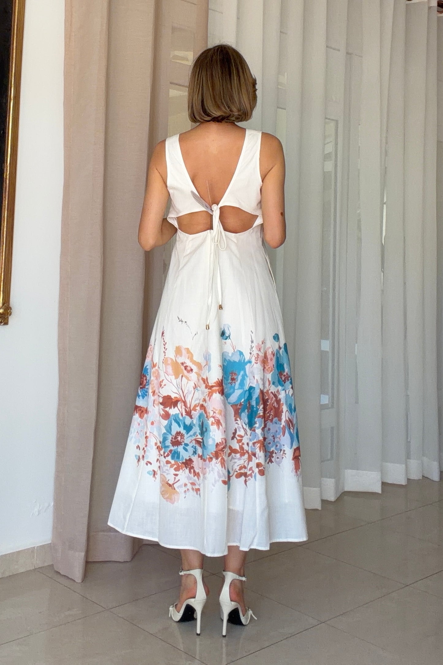 VESTIDO FLORES ESTAMPADO