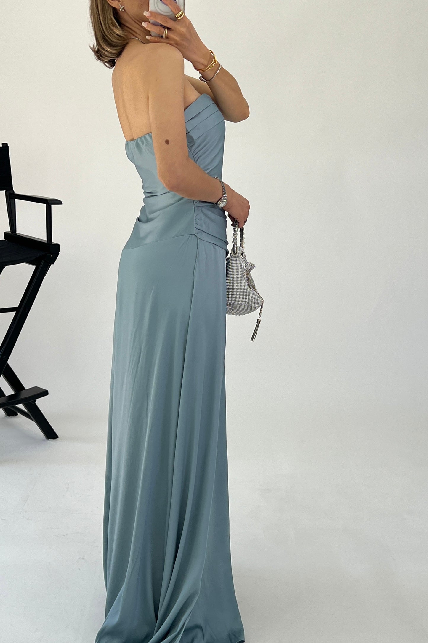 VESTIDO TIRAS EN CADERA