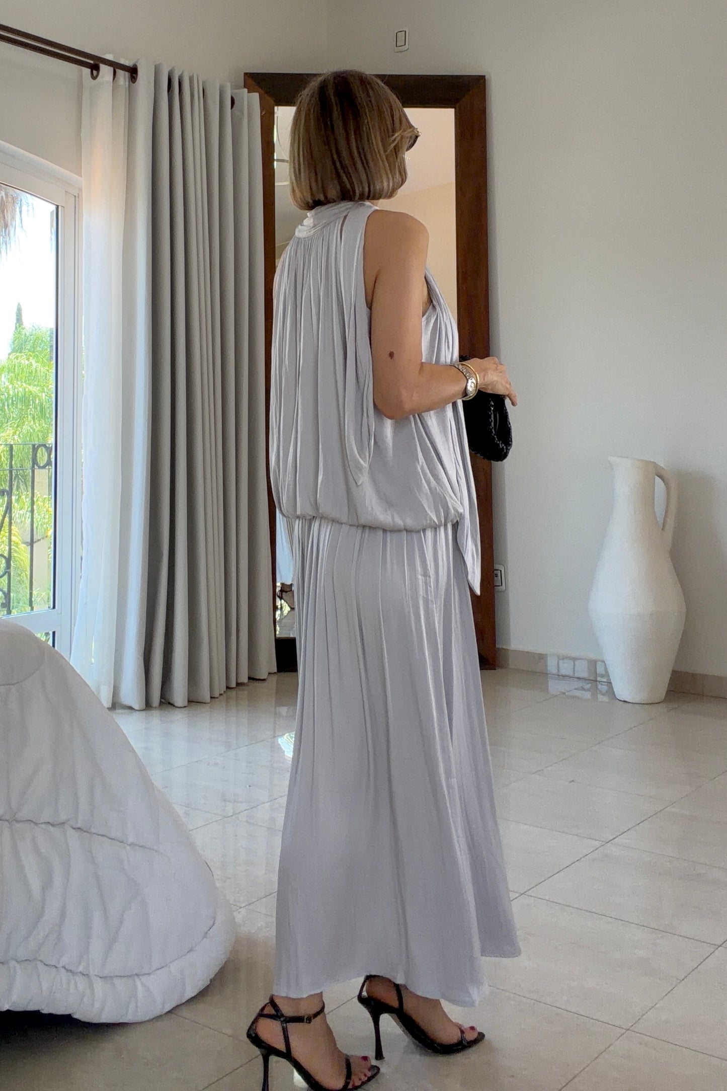 BLUSA SATINADA