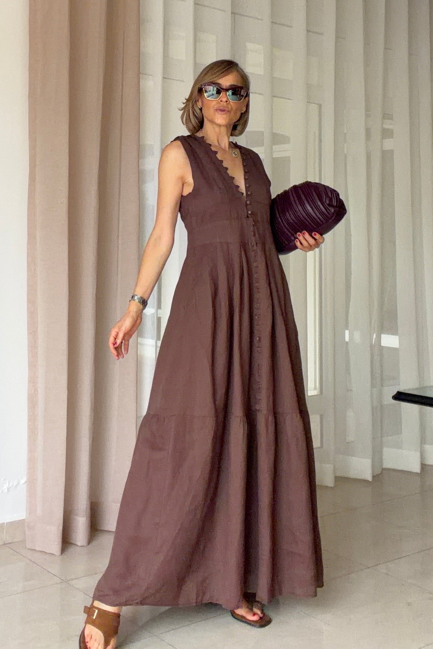 VESTIDO BOTONES