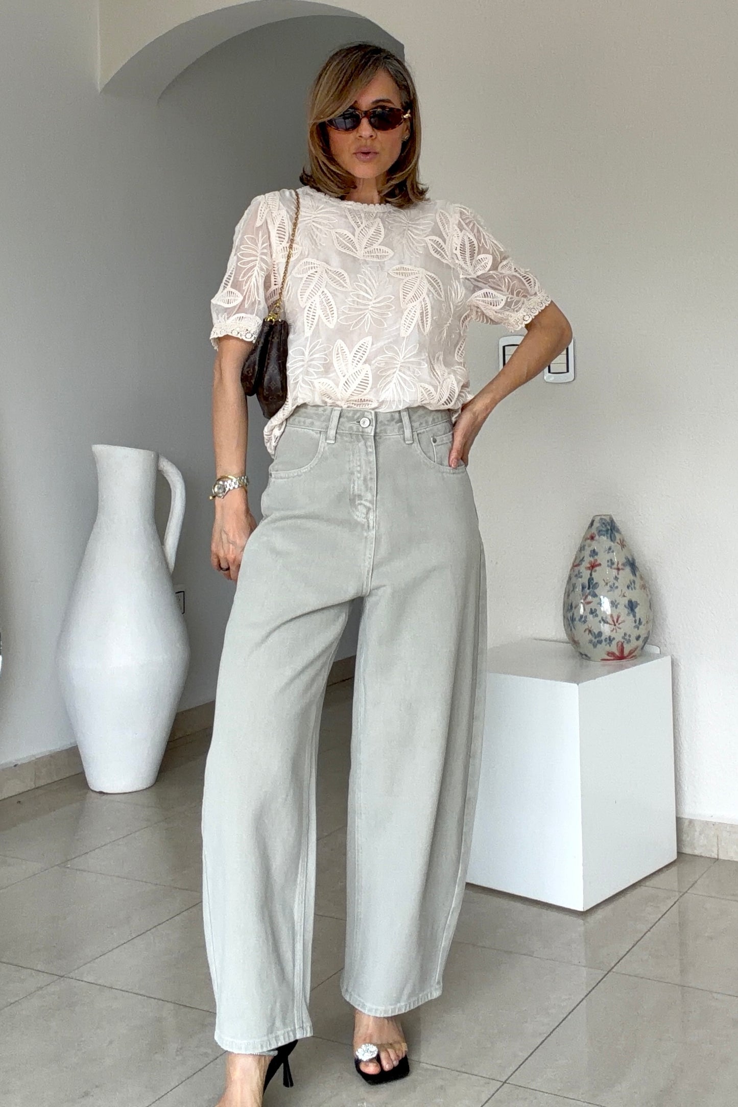 BLUSA DISEÑO HOJAS