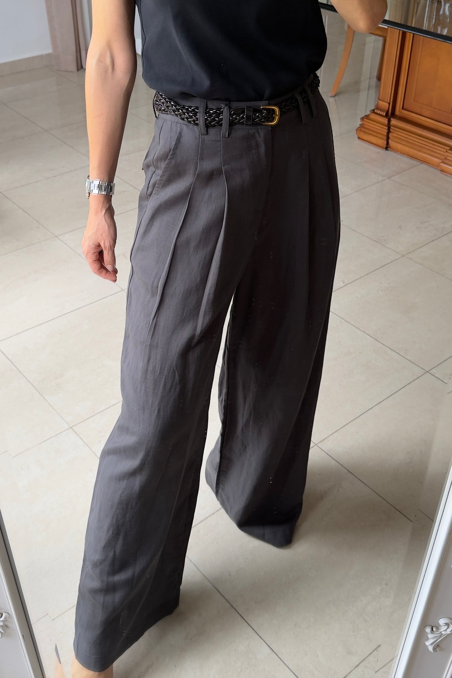 PANTALÓN CINTÓ TRENZADO