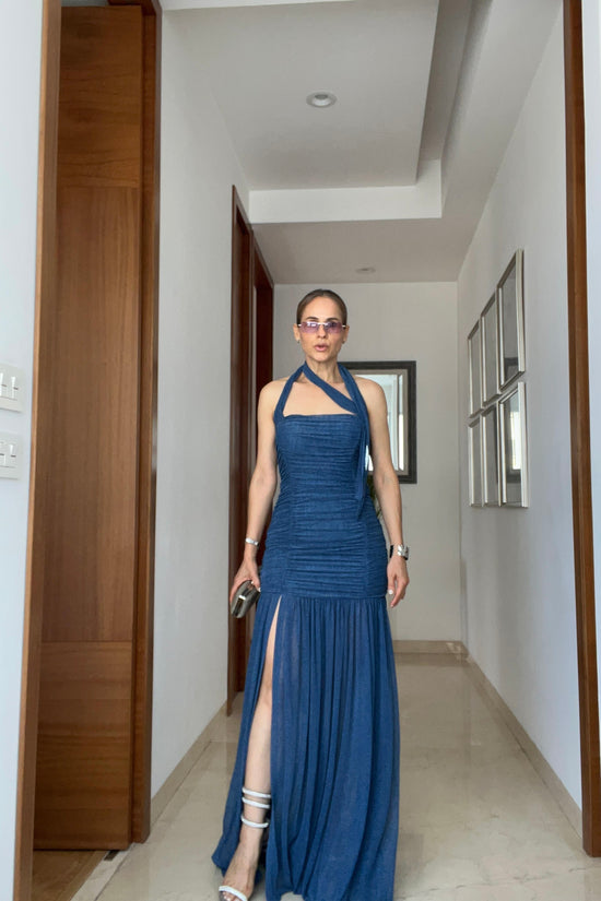 VESTIDO CORRUGADO & JASPEDO