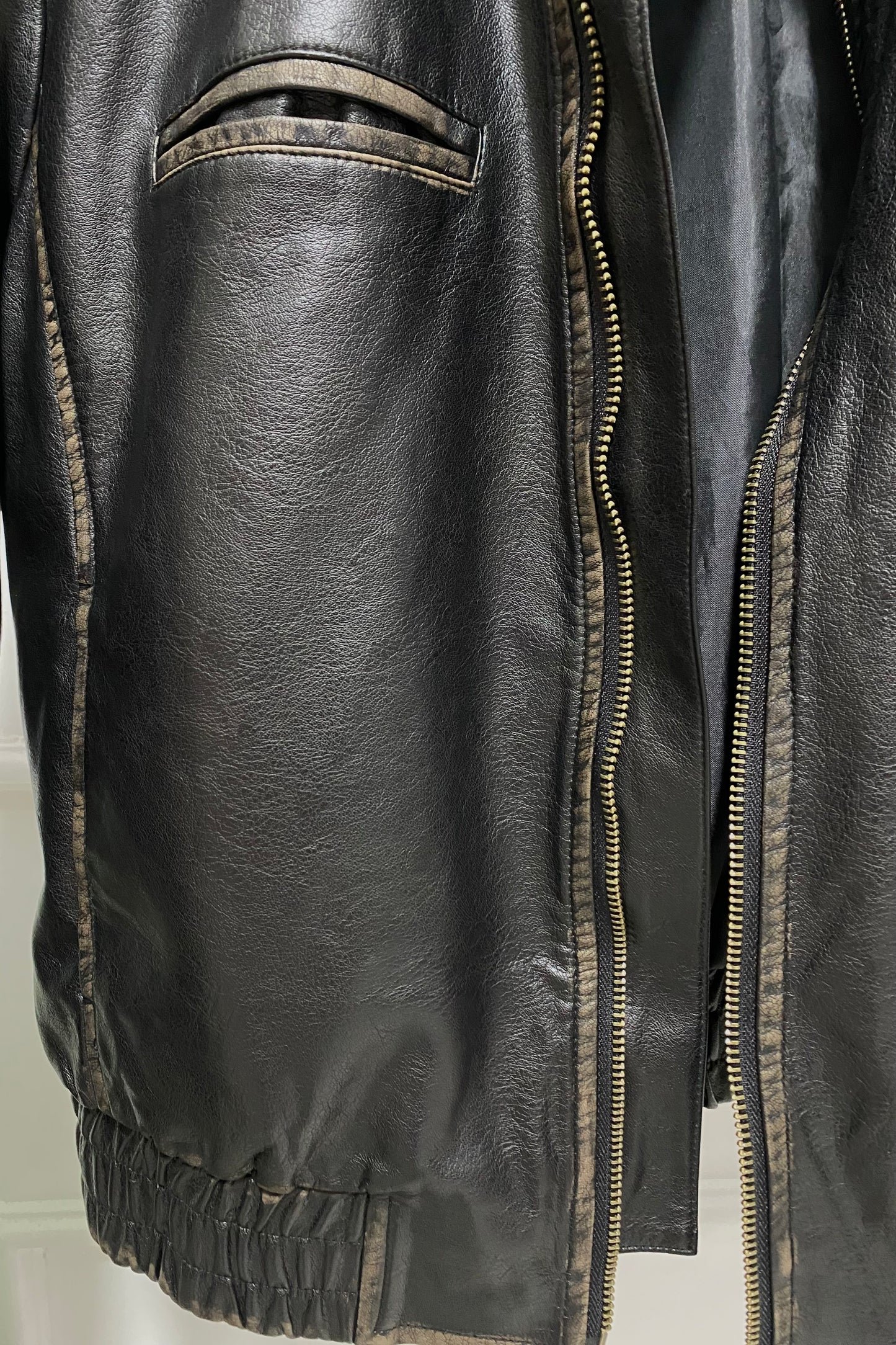 CHAQUETA EFECTO PIEL