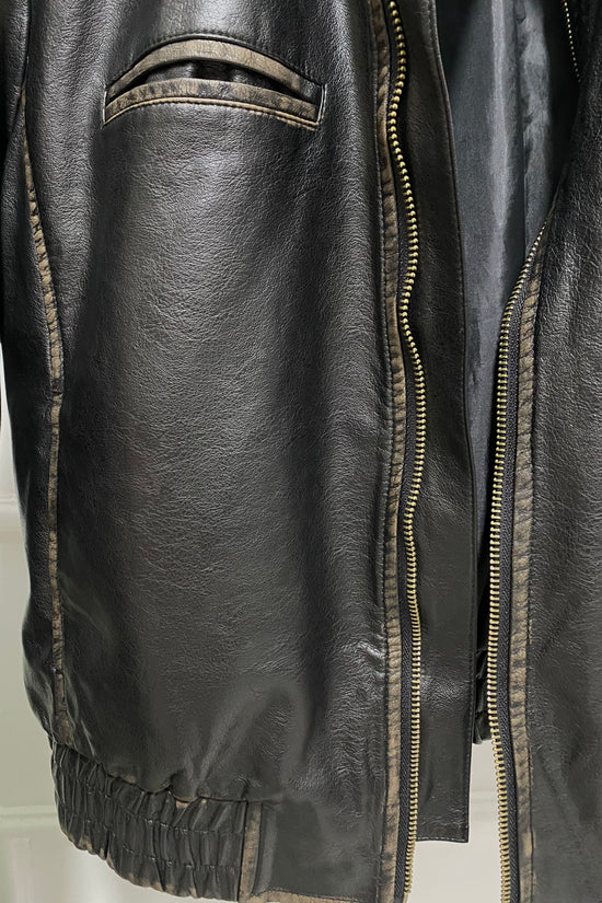 CHAQUETA EFECTO PIEL